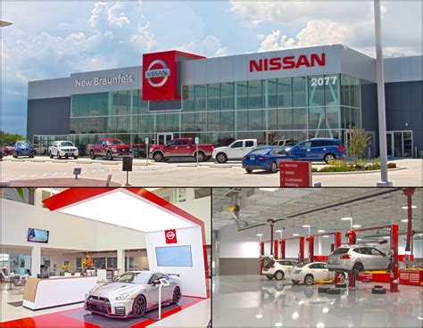 Nissan new braunfels - NISSAN OF NEW BRAUNFELS. 2077 IH-35 NORTH NEW BRAUNFELS, TX 78130. Get Directions Call (210) 277-5000. Service Hours. mon - fri: 7:00 am - 6:00 pm ... 